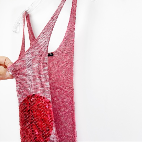 579 red heart tank top - Picture 3 of 5